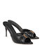 Mules With Heel In Black Colour