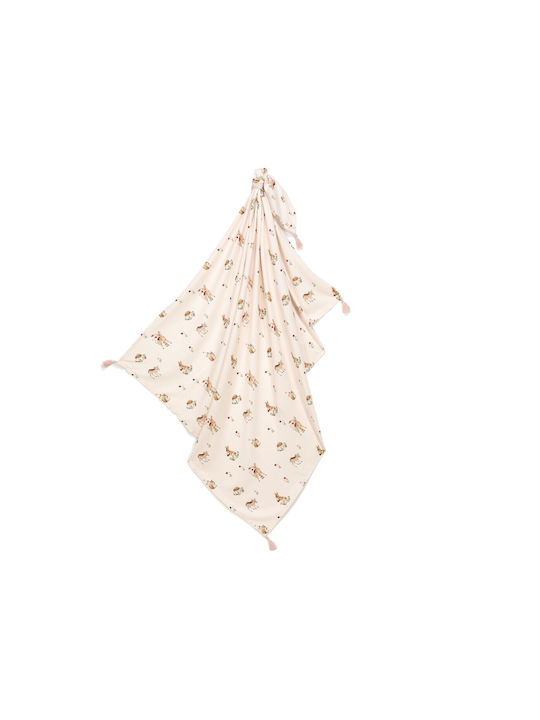 La Millou Nursery Swaddling Blanket Bamboo Ecru...