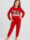 Trax Kids Nightwear Winter Red