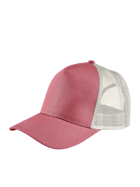 Five Panel Trucker Mesh Cap 04451 Sol's Blink Pink Folk Off