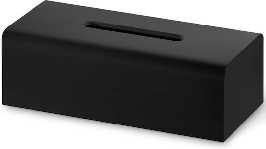 Decor Walther Θήκη για Χαρτομάντηλα Μαύρη 26x13.5x8cm