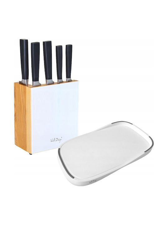 Vialli Design Fino Livio General Use Knives from Stainless Steel 5 Pieces