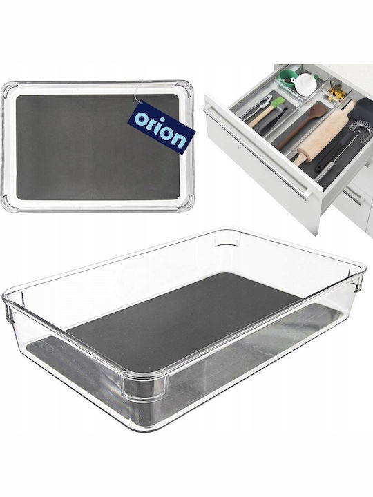 Orion Cutie De Depozitare Din Plastic Cu Capac Gri 24x16x4.5cm