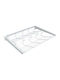 Rectangular Wardrobe Shelf from Metal White 57x43.5cm
