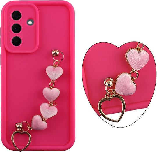 Volte-Tel Silicon TPU Strap Case Samsung A37 5G A376 6.7in Full Camera Protection Pink Pink Hearts Volte-Tel