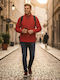 Мъжка Задка Fleece Classic Червен