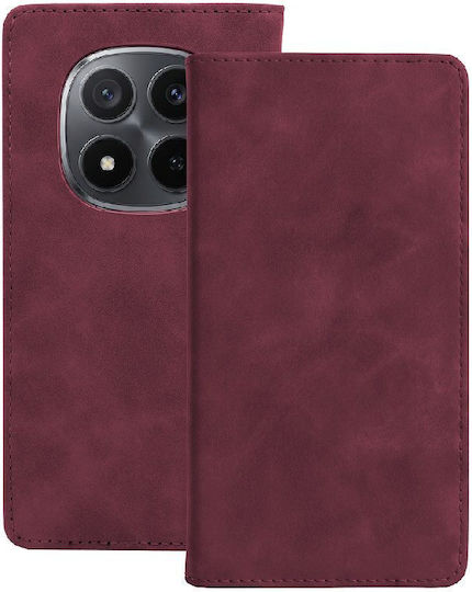 Калъф Книга Smart Suede Xiaomi Redmi Note 15 Pro Plus 5g Лилав