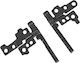 Laptop Hinges Bracket Set Lenovo Ideapad Slim 7 Pro-14ihu5 82qt 7-14iap7 82sx Yoga Slim 7 Pro 14arh7 82uu Pro 14iah7 82ut Pro 14iap7 82sv 5h50s28996 Left & Right No Brackets Code 1-hng0964