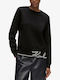 Damen Sweatshirt Schwarz