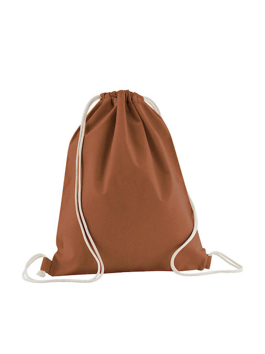 Organic Fabric Women's Drawstring Bag Orange