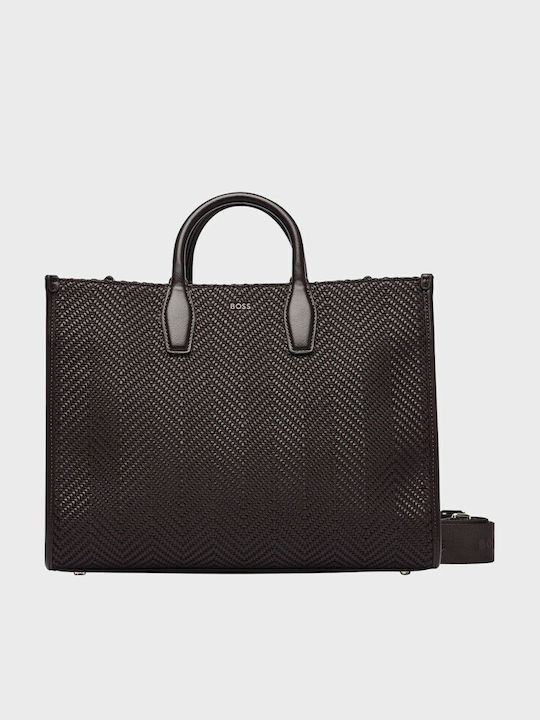 Sandy Geantă Dama Din Material Tote De Mână Maro