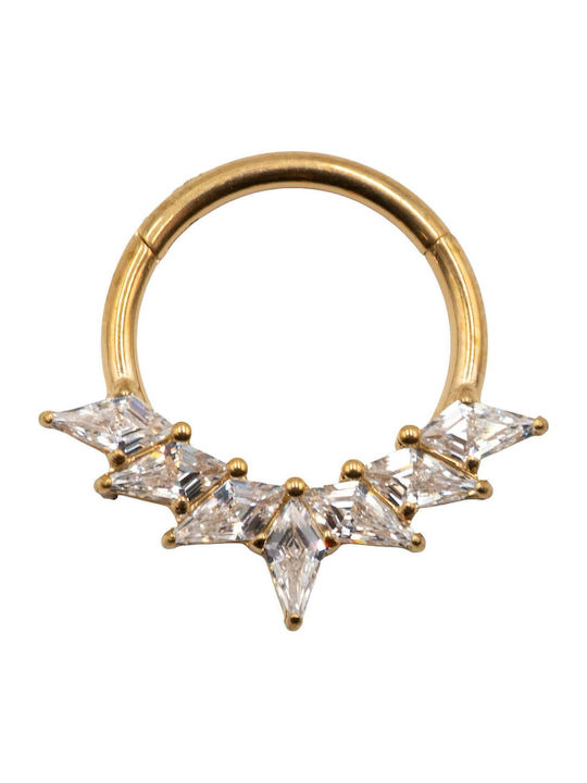 Poco Loco Clicker Earring from Gold Plated Tita...