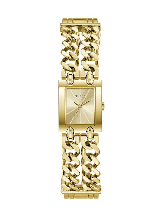 Guess Micro Mod Womens Watch 20mm Battery with Gold Stainless Steel Bracelet