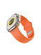Wiwu Comf Secur Silicone Orange Apple Watch 44 45 46 49mm