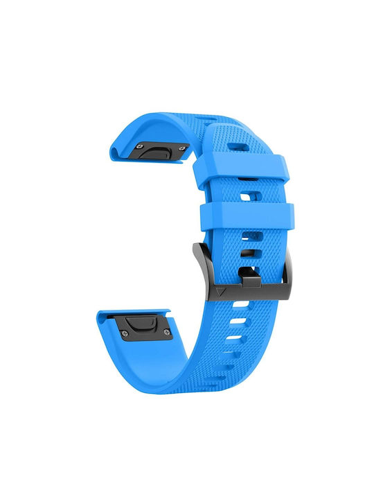 Garmin Fenix 5s Plus 20mm Λουράκι Ρολογιού Σιλικόνης Skyblue