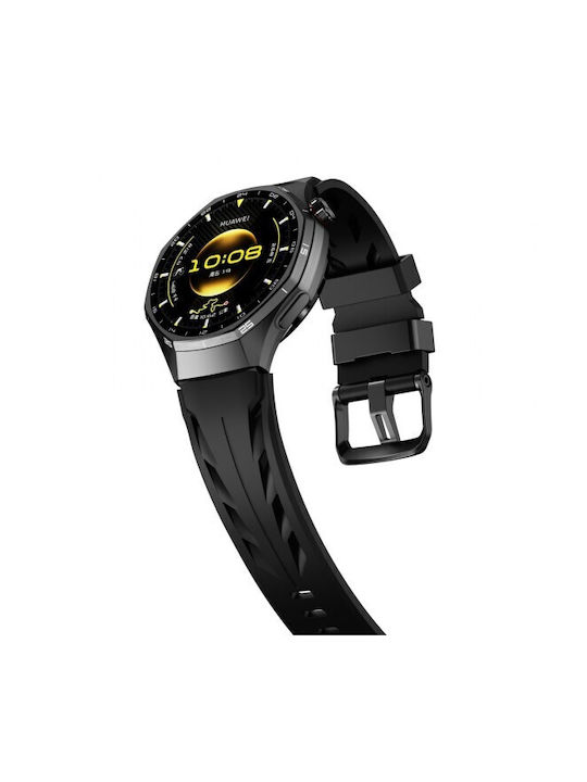 Кайшки Silicone Groove Design Amazfit Bip 5 46mm 22mm Черен