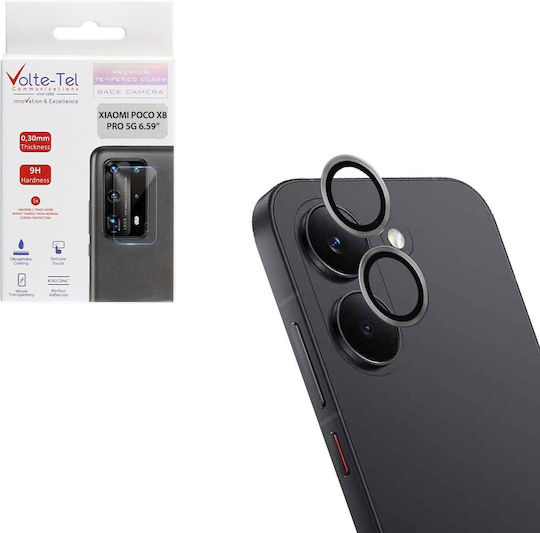 Volte-tel Camera Glass Cover Xiaomi Poco X8 Pro 5g 6.59in 9h 0.33mm Easy Application Silver Volte-tel