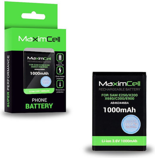 Maximcell Handy-Akku Samsung E250 X200 X680 C300 E900 Ab463446ba 1000mAh Li-Ion