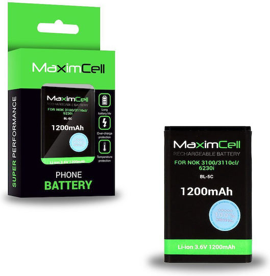 Maximcell Handy-Akku Nokia 3100 3110cl 6230i Bl-5c 1200mAh Li-ion