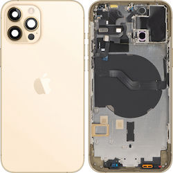 Apple Iphone 12 Pro Κάλυμμα Μπαταρίας Πίσω Γυαλί Μεσαίο Πλαίσιο Χρυσό Βαθμού A Apple Iphone 12 Pro Κάλυμμα Μπαταρίας Πίσω Γυαλί Μεσαίο Πλαίσιο Χρυσό Βαθμού A