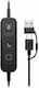 Hp Poly Mission 815 Monaural Usb Wired Headset