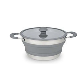 Oală pliabilă de gătit Platinet din silicon de 3 litri Oală pliabilă de gătit Platinet din silicon de 3 litri