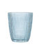 Estia Roche Water Glass from Glass in Blue Colour 310ml