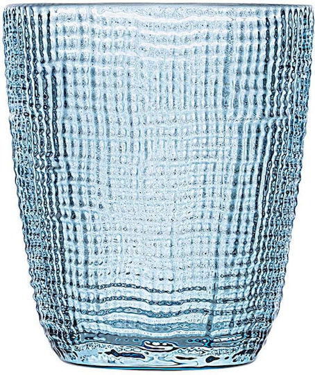 Estia Roche Water Glass from Glass in Blue Colour 310ml