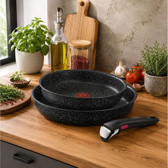 Tefal Ingenio Σετ Τηγάνια από Αλουμίνιο 2τμχ Tefal Ingenio Σετ Τηγάνια από Αλουμίνιο 2τμχ