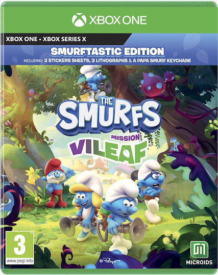 The Smurfs: Mission Vileaf Smurftastic Edition XBOX Series X Game (Used)