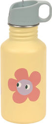 Laessig Flower Kids Water Bottle Stainless Steel Non Spill 500ml