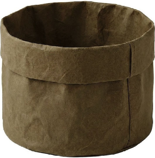 Espiel Bread Box Fabric Brown 18x18x12cm