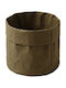Espiel Bread Box Fabric Brown 12x12x12cm
