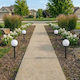 vidaXL Set of 4 Solar Light Lanterns Warm White...