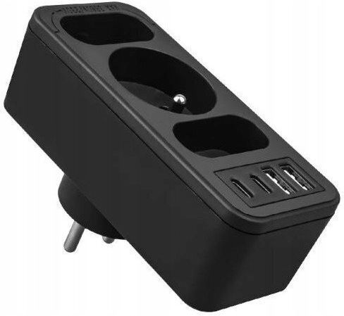 LTC Steckdosenleiste mit USB-A und 2 USB-C