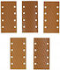 Dedra Sand Paper 92x182mm Set 5 Pieces