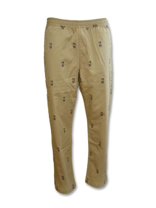 N31 Courtside Concept Chino Trousers Elastic in Loose Fit Khaki