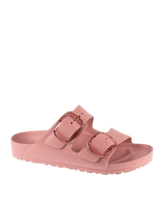Arizona Big Buckle Sandals in Pink Colour