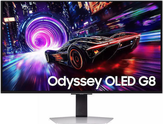 Samsung G8 G81SF OLED HDR Gaming Monitor 32" 4K 3840x2160 240Hz with Response Time 0.03ms GTG Silver