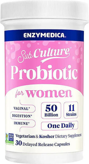 Enzymedica Subculture Probiotic Women Enzymedica 30 Capsules