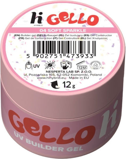 Hi Hybrid Builder Gel Falsche Nagelgel 04 Soft Sparkle 12g