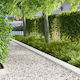 vidaXL Metal Garden Hedge in White Color 1.02m ...