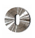 Round Rosette for Interior Door Metal Keyhole Satin Finish