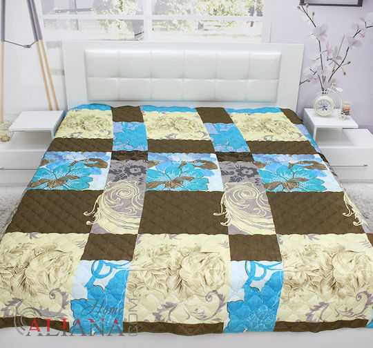 Roxyma Dream Κουβερλί Διπλό Reversible Microfiber Quilt 200x210cm