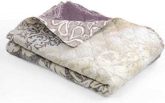 Roxyma Dream Κουβερλί Διπλό Μωβ 200x210cm