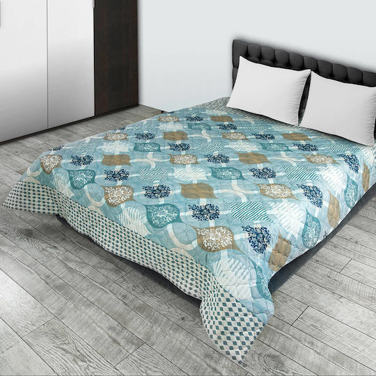 Roxyma Dream Κουβερλί Μονό Γαλάζιο 150x210cm