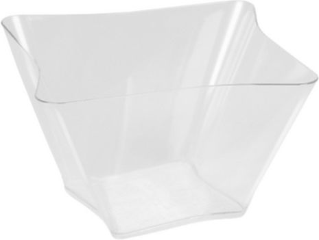 Satz 45 Kunststoffschalen mit Gewicht 200ml Transparente