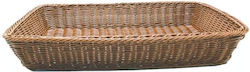 Kommerzielle Tischdekoration Zubehör Korb Rechteckig Braun 1/1 Rattan 53×32.5cm Kommerzielle Tischdekoration Zubehör Korb Rechteckig Braun 1/1 Rattan 53×32.5cm