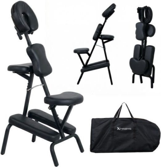 Habys Comfy Base K515 Καρέκλα Φυσιοθεραπείας Φορητή Μαύρη