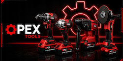 Verk Group Battery Powered Tool Set Angle Wheel & Impact Driver Verk Group Battery Powered Tool Set Angle Wheel & Impact Driver